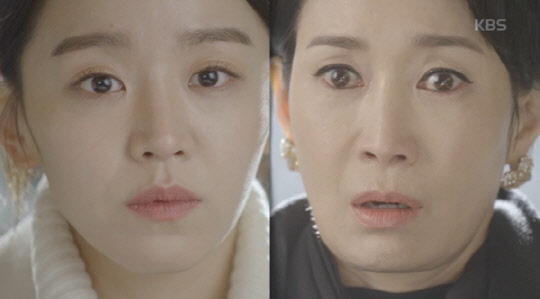 7일 방송 된 KBS2 TV 주말극 '황금빛 내 인생'에서 신혜선과 나영희의 갈등이 고조 됐다. <KBS2 '황금빛 내 인생' 방송 영상 캡쳐>